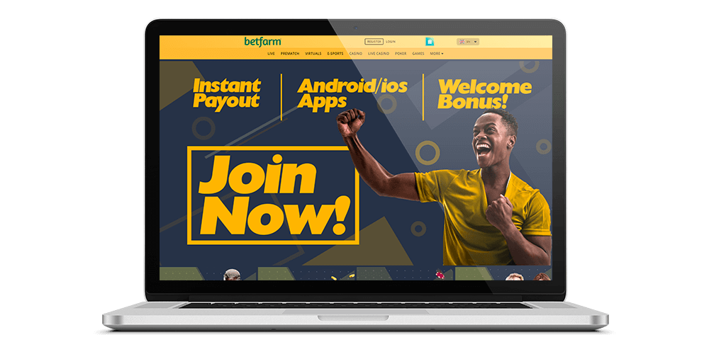 Betfarm Website — Sportsbook in Nigeria