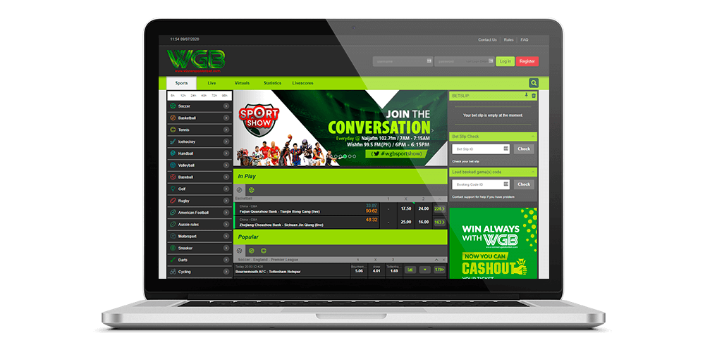 WGB Website — Lagos, Nigeria Betting