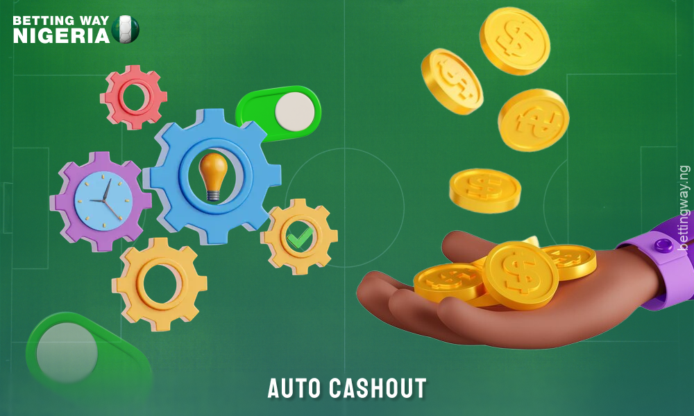 Automatic cash out removes the bet when the set profit threshold is reached