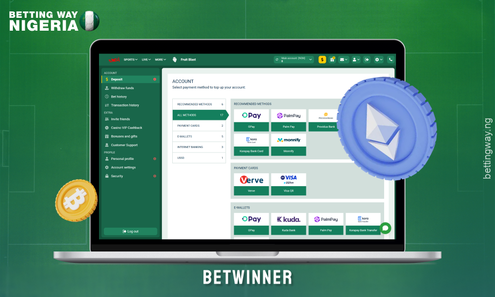 Betwinner offers cryptocurrency deposits, mobile apps and a 200% bonus for new users