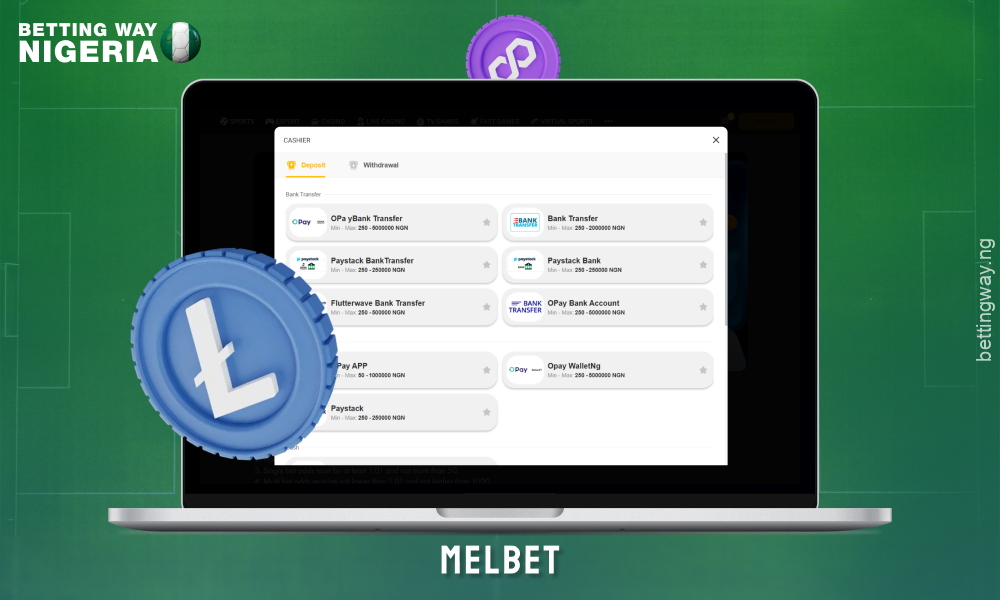 The Melbet betting site supports over 40 cryptocurrencies and offers bets on 40 sports, as well as providing statistics for punters