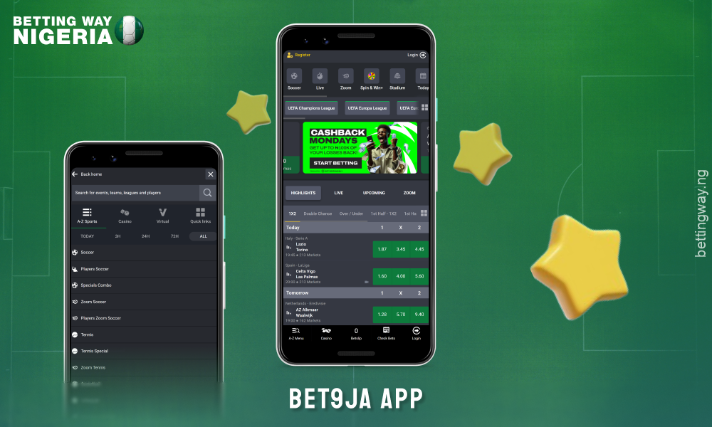 The Bet9ja app offers a wide range of sports, live streaming and generous promotions, making it one of the best for betting in Nigeria
