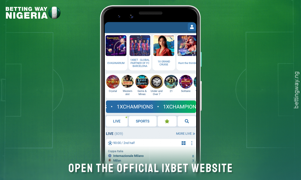 To download the 1xbet mobile app, go to the bookmaker's official website