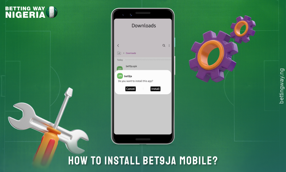To install Bet9ja you need to follow a few simple steps