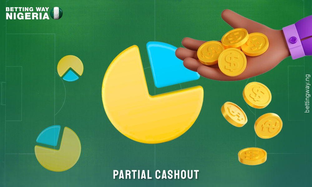 Partial cashout allows bettors to take back some of their winnings, leaving the rest of their bet active