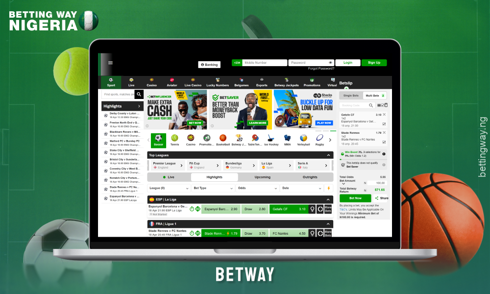 Betway betting site offers competitive odds, a user-friendly interface and great betting features in Nigeria