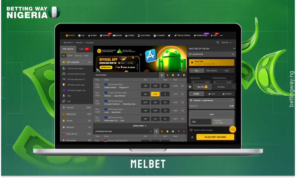 MelBet is a bookmaker with a user-friendly website and app where you can bet in dollars and get a welcome bonus