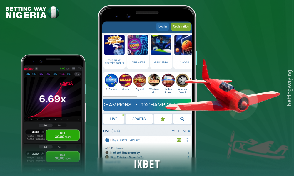 The 1xBet app offers the Aviator game, a simple interface, sports betting, bonuses and live streaming