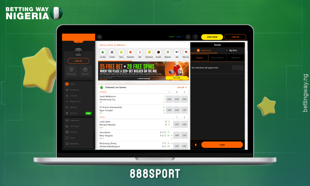 888Sport is a convenient betting site in Nigeria with excellent customer service and fast transactions in NGN
