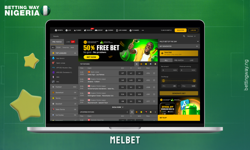 Melbet is a versatile betting site with a wide range of sports, unique markets and attractive bonuses for new and regular users