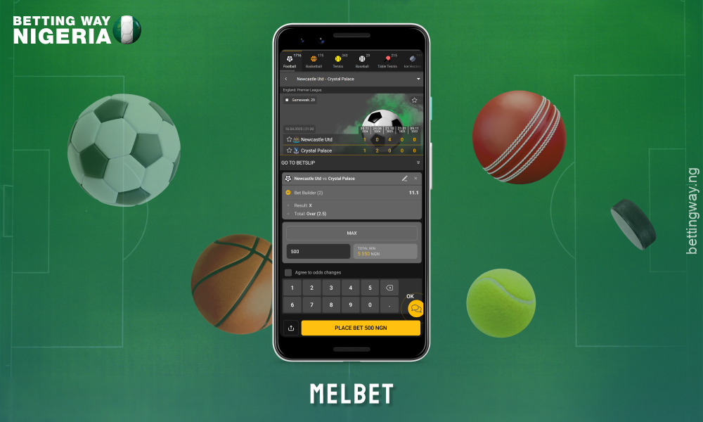 The Melbet app in Nigeria offers fast betting and a simple interface for Android with a bet constructor