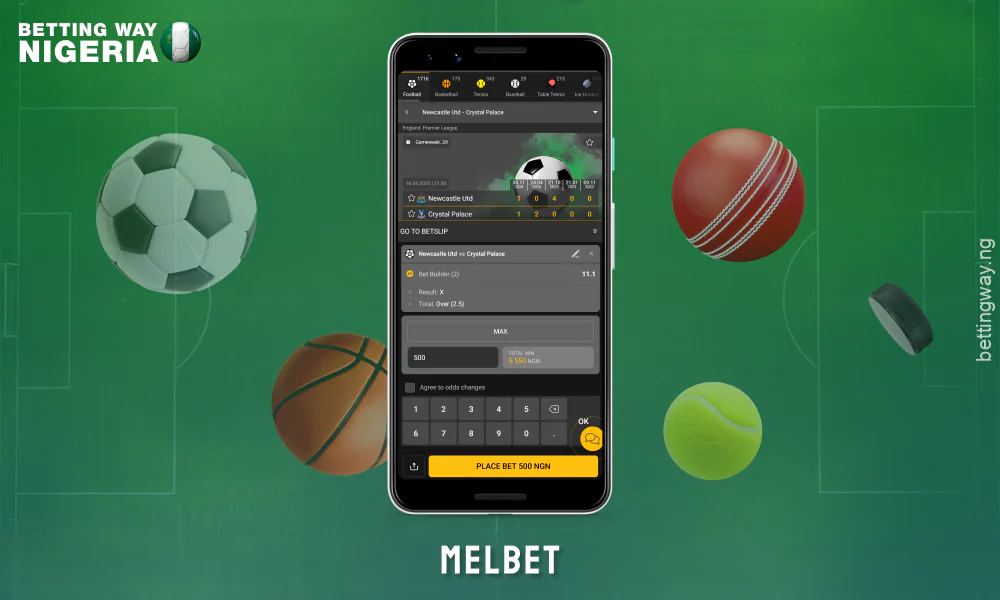 The Melbet app in Nigeria offers fast betting and a simple interface for Android with a bet constructor