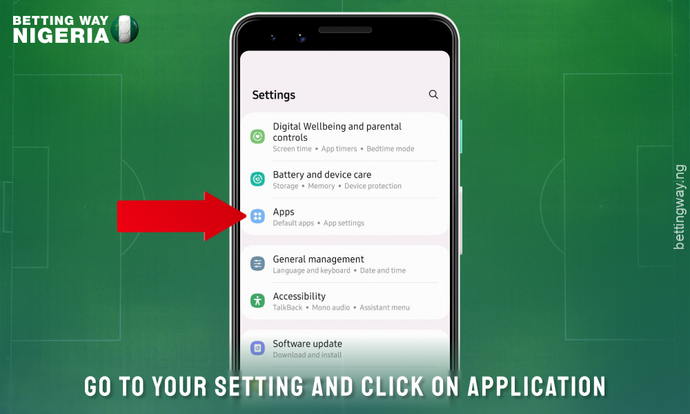 Go to your smartphone settings before downloading the betfair mobile app for Android