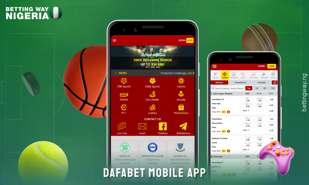 Dafabet offers a mobile-friendly site with access to betting and special bonuses for mobile users