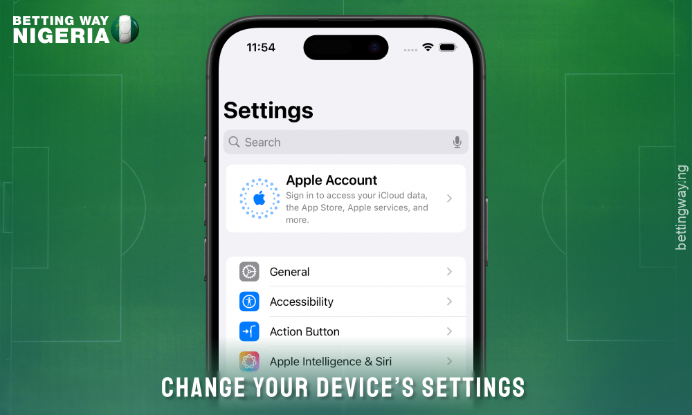To download the 22bet mobile app for iOS, you need to change some smartphone settings