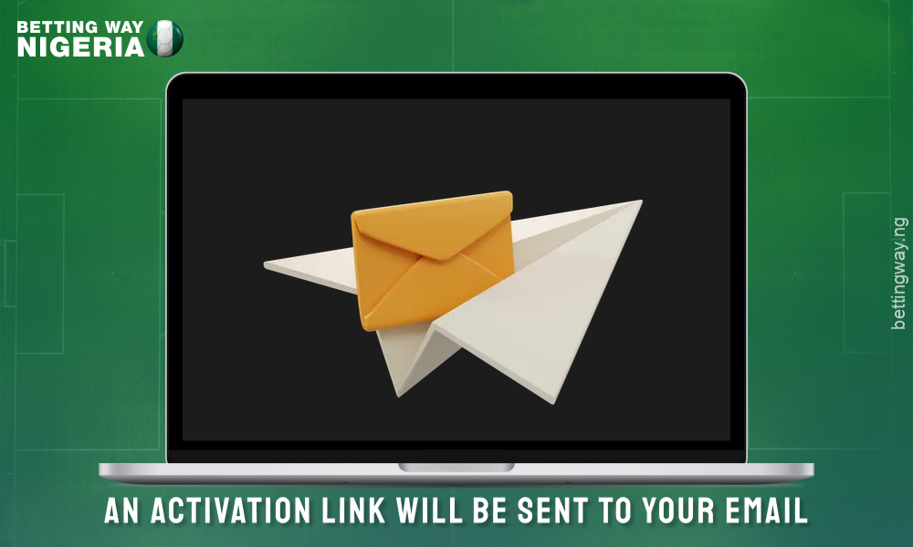 Wait for the confirmation letter of registration on the bet9ja Nigeria website
