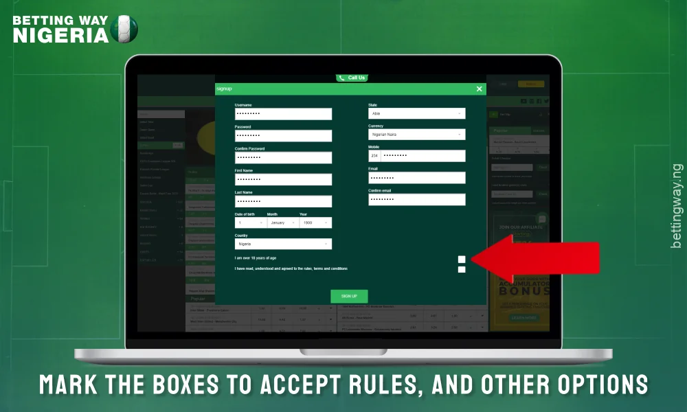 Schermata di registrazione Lionbet che mostra il passo 4 del processo