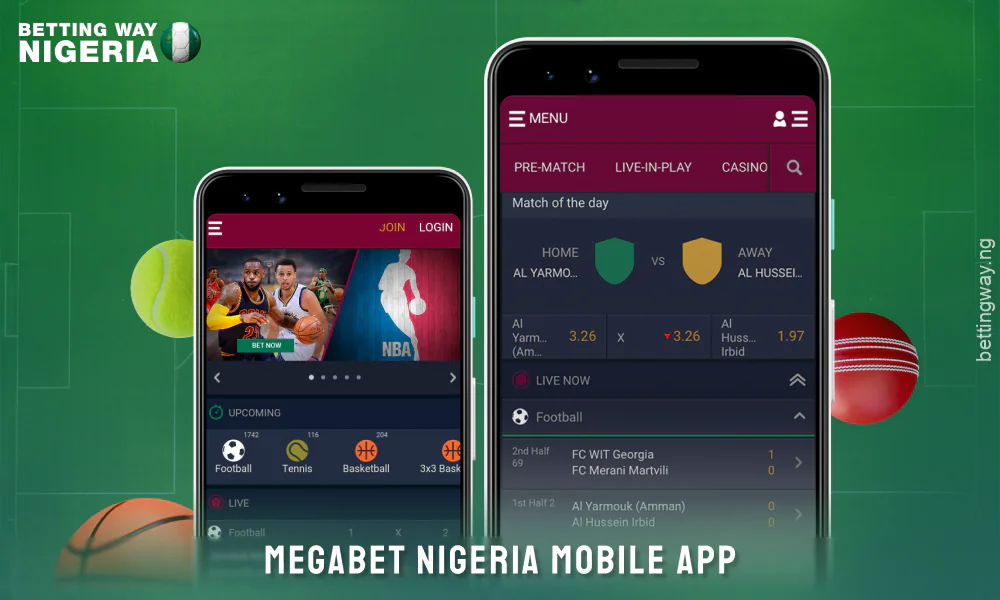 MegaBet Nigeria offers mobile apps for Android and iOS providing convenient access to betting on smartphones and tablets