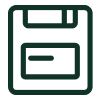 data-saving design icon